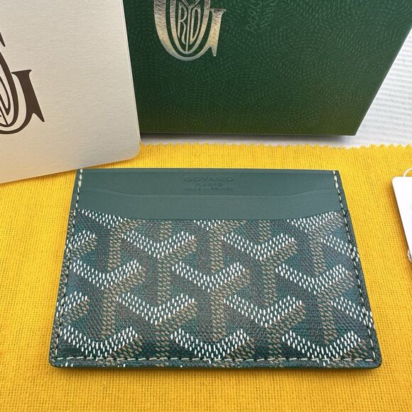 Goyard Saint Sulpice Green Card Holder Authentic New With Tags Paris July 2025 - Picture 3 of 10